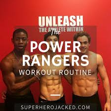 the power rangers workout routine