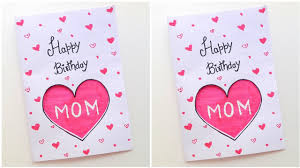 easy beautiful birthday card for mom