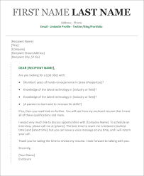 13 free cover letter templates for