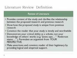    Literature Review Outline Templates     Free Word  PDF Documents     SlidePlayer Writing a literature review