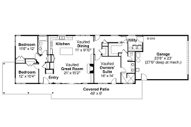 House Plan 41203 Ranch Style With