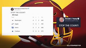 The team has now announced a new name: Washington Football News D C Twitter Account Axes Donald Trump Burn