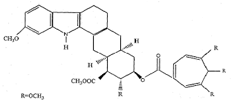 reserpine chemical formula c33h40n2o9