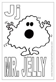 Narwhal and jelly coloring page. Mr Men Coloring Pages