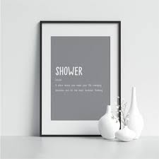 Shower Funny Definition Funny Bathroom