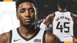 Nike nba utah jazz mitchell donovan size small mens green swingman jersey. Utah Jazz Reveal What Words Phrases Players Will Wear On The Back Of Their Jerseys Kutv