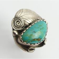 native american silver and turquoise