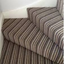 stripe carpet quarter turn in stairs