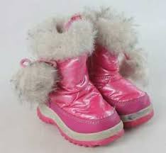 Details About Matalan Girls Uk Size 4 Pink Snow Boots