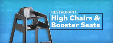 restaurant high chairs booster seats