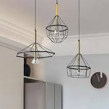 Industrial Wire Cage Ceiling Pendant