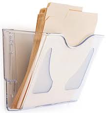 Clear Acrylic Wall File Folder