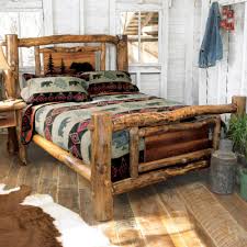Having been partners in a log home company for over a carved wood bar stool | rustic pub stools & pub furniture. Buy Aspen Log Bed Frame Country Western Rustic Wood Bedroom Furniture Decor Online In Bahrain 251408427184