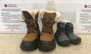 Winnipeg Woman Collecting Winter Boots