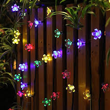 50 led solar garden lights outdoor