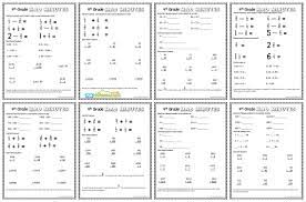 4th grade math worksheets pdf