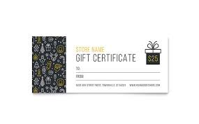 christmas wishes gift certificate