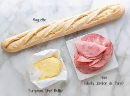 jambon beurre sandwich pinch and swirl
