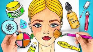 paper doll beauty routine
