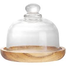 Cabilock Mini Clear Glass Dome Cake