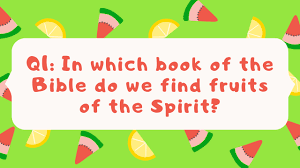 If you've ever experienced a miracle in your life, it's likely due to a spirit animal who has been watching over you. Fruit Of The Holy Spirit Bible Quiz Bible Potato