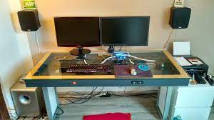 Try to include how long it takes, what tools are required, problems you've faced, etc. Wanted To Share My Messy And Kind Of Unfinished Diy Desk Pc Battlestations