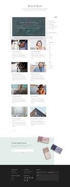 makeup artist page divi layout by