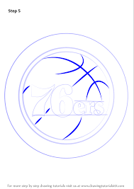 Download free vector logo for sixers brand from logotypes101 free in vector art in eps, ai, png and cdr formats. Learn How To Draw Philadelphia 76ers Logo Nba Step By Step Drawing Tutorials
