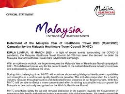 Partnership with 122 accredited medical institutions and over 1000 renowned specialists our medical partners. Deferment Of The Malaysia Year Of Healthcare Travel Campaign 2020 By Malaysia Healthcare Travel Council Malaysia Healthcare Travel Council Mhtc