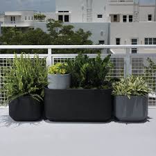 mod large self watering trough planter