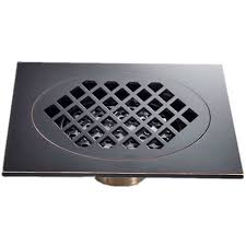 black floor drain bathroom drain