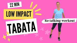 low impact all standing tabata workout