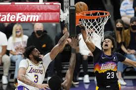 The teams played as competitive of a first half as any fan could have asked for but, then, chris paul and the. Lakers Struggle Suns Overcome Chris Paul Injury Win Game 1 Los Angeles Times