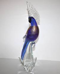 Murano Glass Cockatoo Bird