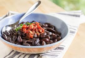 scarlet runners beans with simple