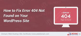 how to fix error 404 not found on your