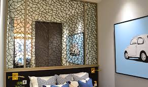 Mirror Walls With Custom Fretwork