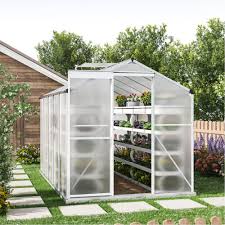 6pcs Greenhouse Polycarbonate Roofing