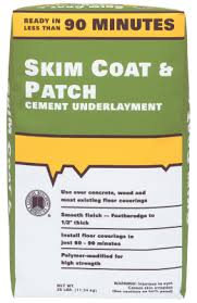 skim coat patch cement underlayment