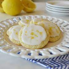Frosted Lemon Cookies gambar png