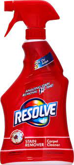 resolve carpet cleaner stain remover