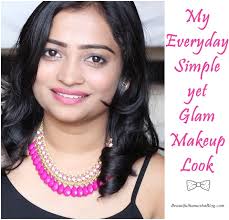 my everyday simple yet glam makeup look