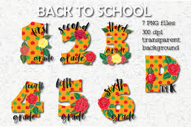 Back To School Bundle 7 Png Files Graphic By Natashaprando Creative Fabrica