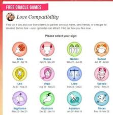 Horoscope Dating Compatibility Chart Calculate Your