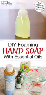 diy foaming hand soap with essential