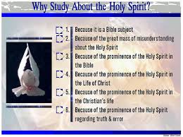 Why Study About The Holy Spirit Bible Questions Holy
