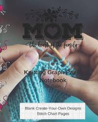 Knitting Graph Paper Notebook Blank Create Your Own Designs