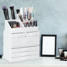 makeup storage acrylic cosmetic tower