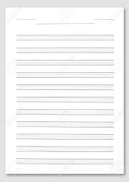 Music Score Paper On White Background