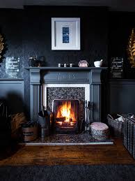 Lovely Painted Brick Fireplaces In The